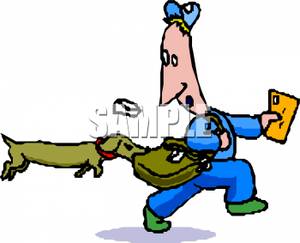 300x243 Postman Being Chased By A Dog