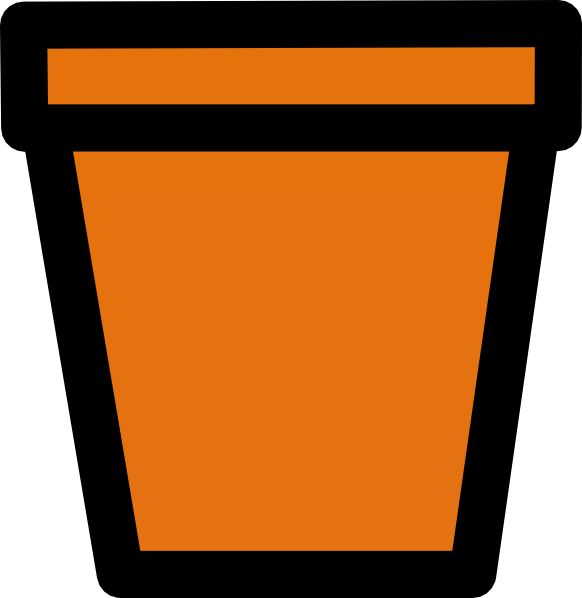 582x598 Flower Pot Clipart