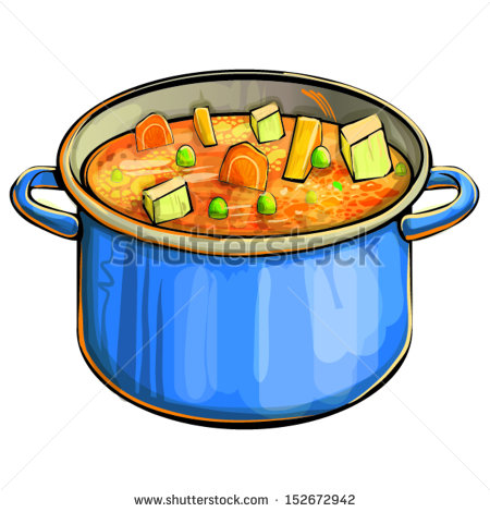 450x470 Soup Pot Clipart