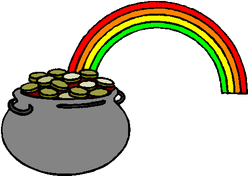 490x348 Free Pot Of Gold Clipart