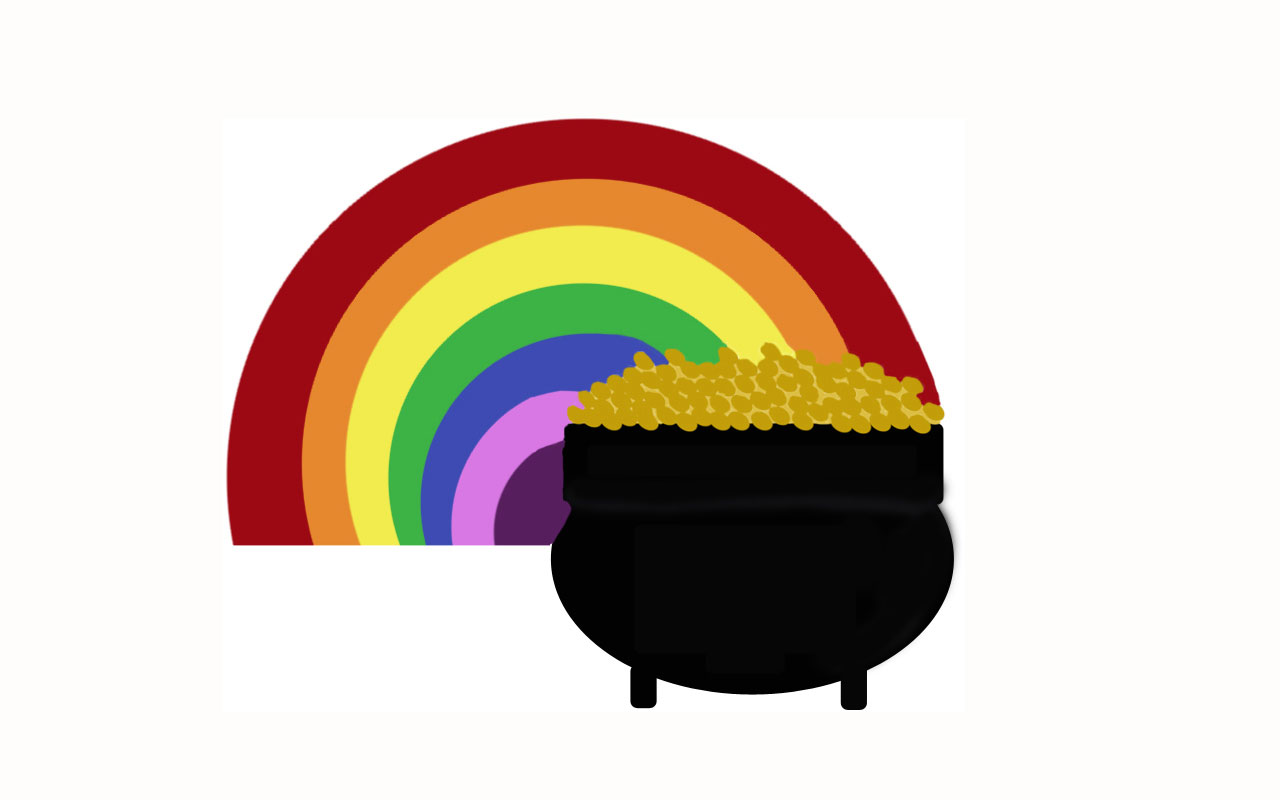 1280x800 Pot Of Gold Clipart