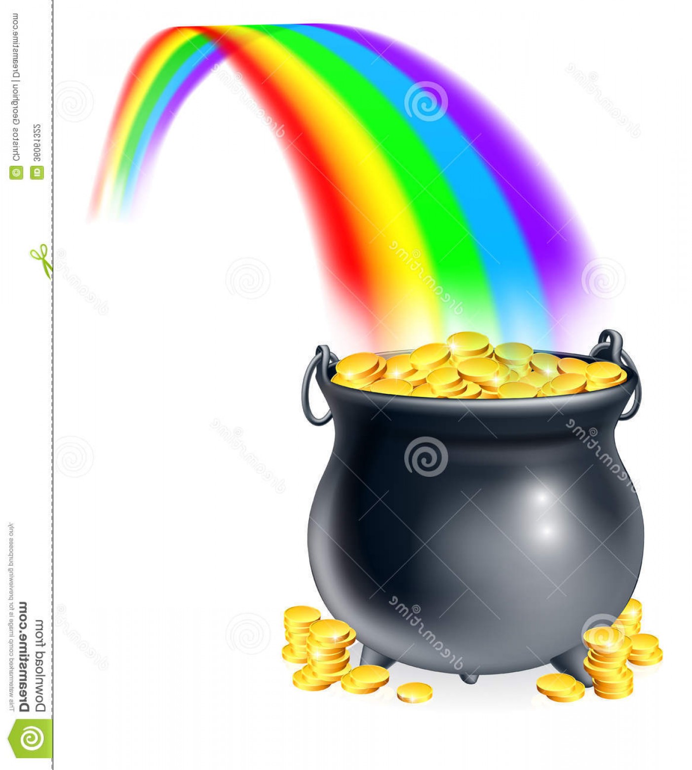 1402x1560 Rainbow And Pot Of Gold Clipart Ksvhs Jewellery
