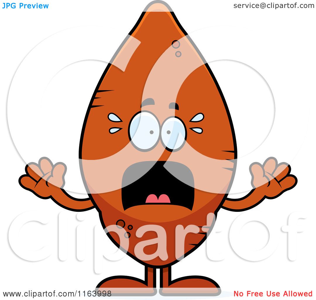 1080x1024 Potato Clipart Scared