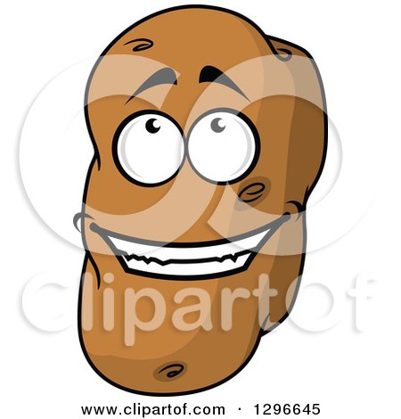 450x470 Royalty Free (Rf) Potato Character Clipart, Illustrations, Vector