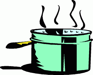 354x288 Pot Kitchen Clipart