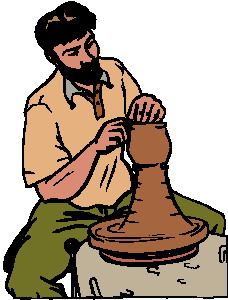 228x300 Clip Art Activities Making Pottery