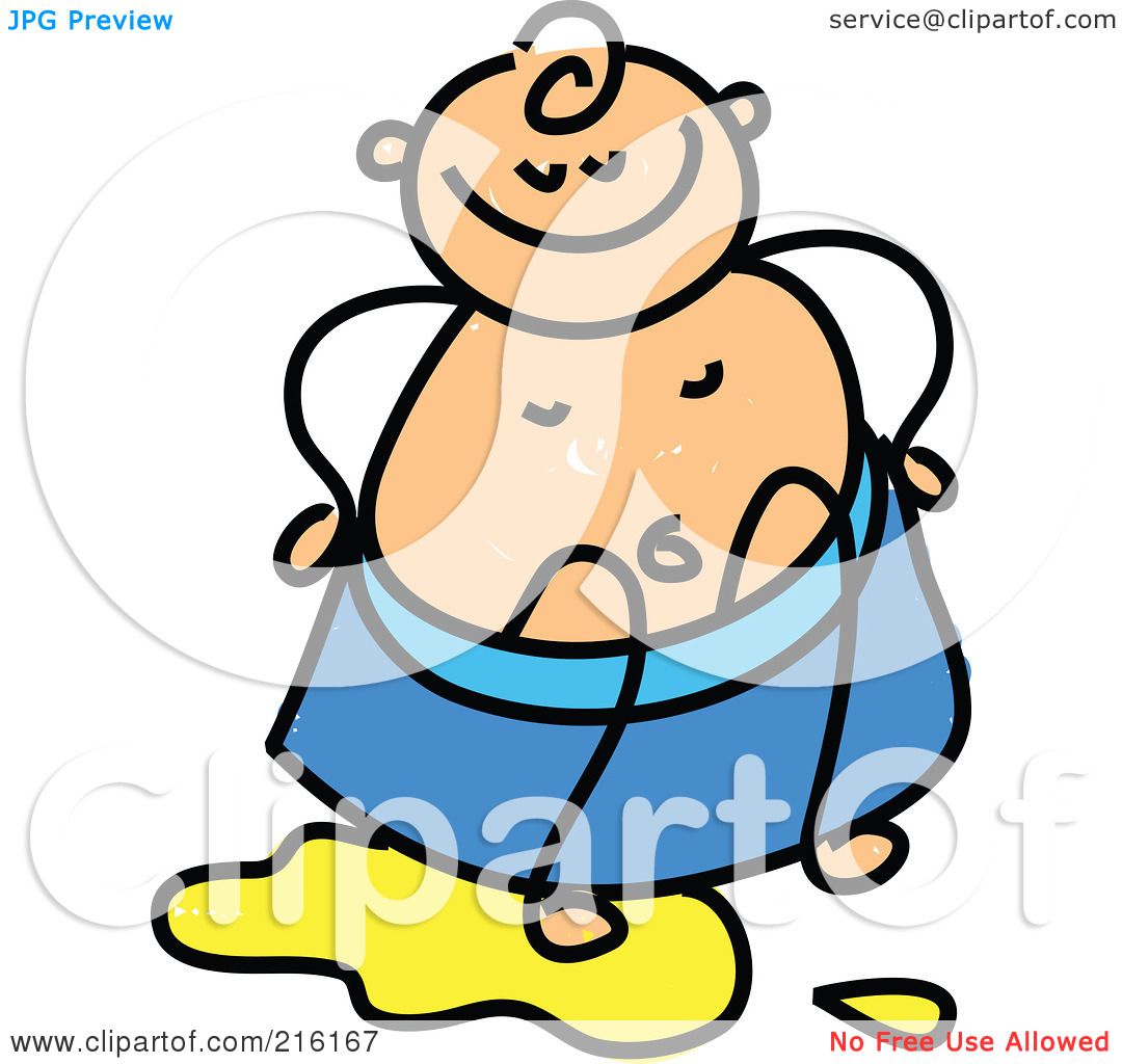 1080x1024 Royalty Free (Rf) Clipart Illustration Of A Childs Sketch Of Baby