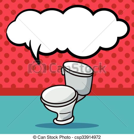450x470 Toilet Doodle Vectors Illustration