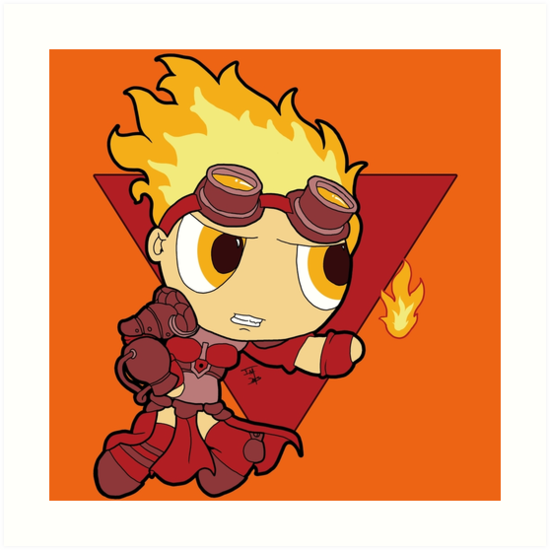 550x550 Powderpuff Chandra Nalaar Art Prints By Ianablakeman Redbubble