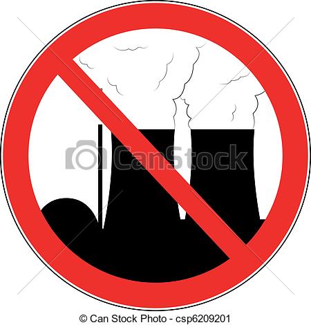 450x470 Against Nuclear Power Vector Clip Art