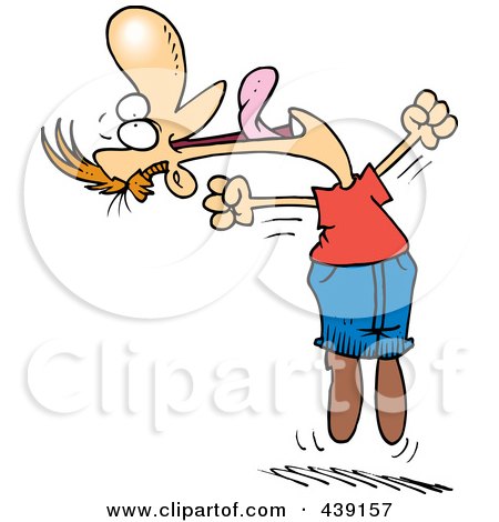 450x470 Clipart Guy Jumping For Joy Praise