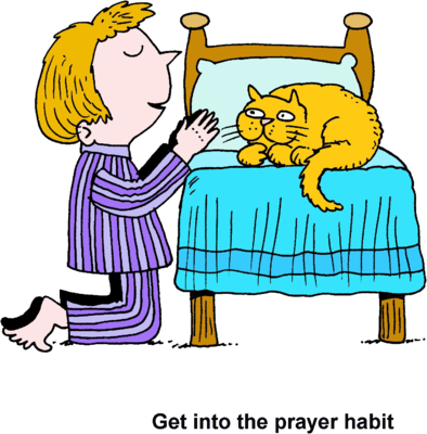 394x400 Image Prayer Habit Clip Art