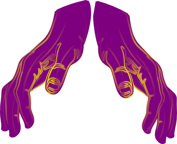 600x490 Open Hands 3 Clip Art
