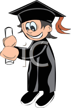 230x350 Cartoon Clipart Graduation