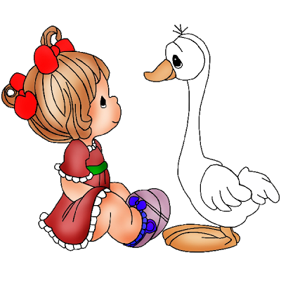 400x400 Christmas Clip Art Cartoon Baby Animals Funny Girl Clipart