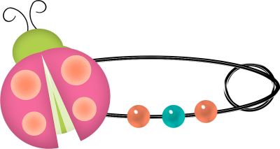 400x213 Ladybug Safety Pin Clip Art