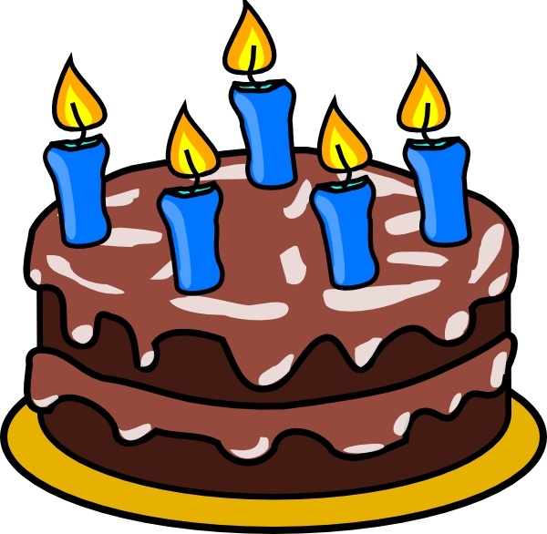 600x586 Birthday Cake Graphics Clip Art