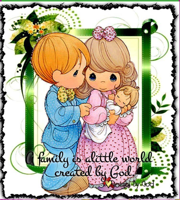 750x834 This Is A Family. Family Precious Moments