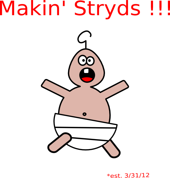 570x595 Pregnancy Announcement Clip Art