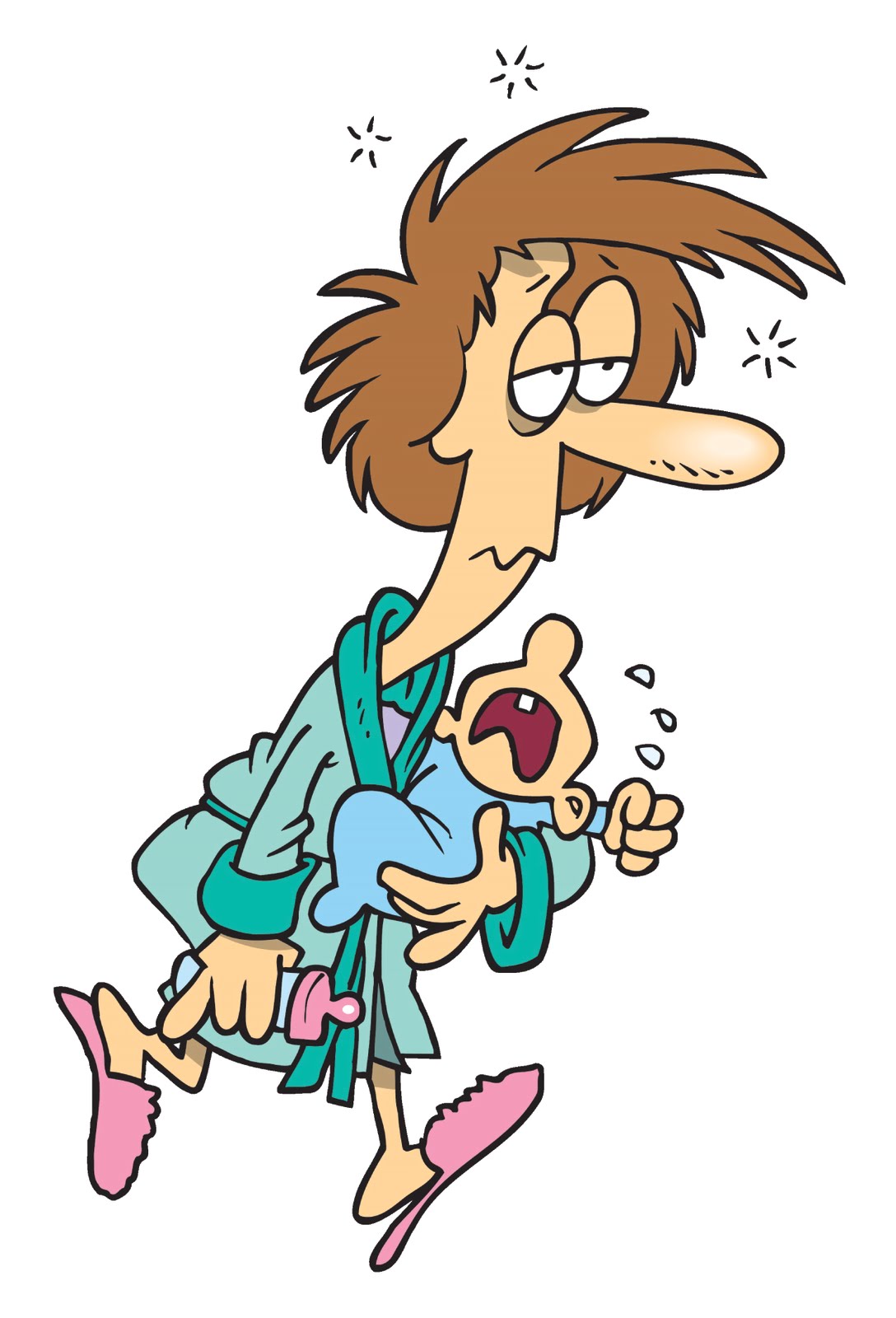 1088x1600 Exhausted Mom Free Clipart