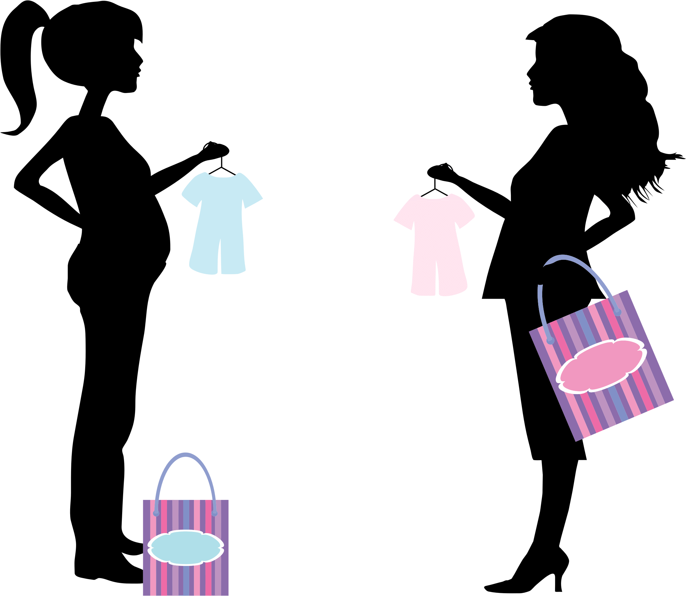 2190x1904 Purple Pregnant Cliparts