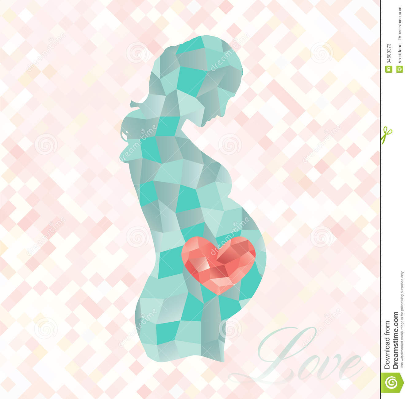 1330x1300 Pregnant Woman Heart On Belly Clipart