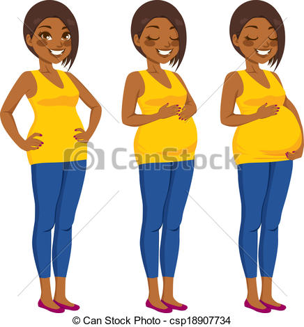 436x470 Pregnant Woman With Clipart