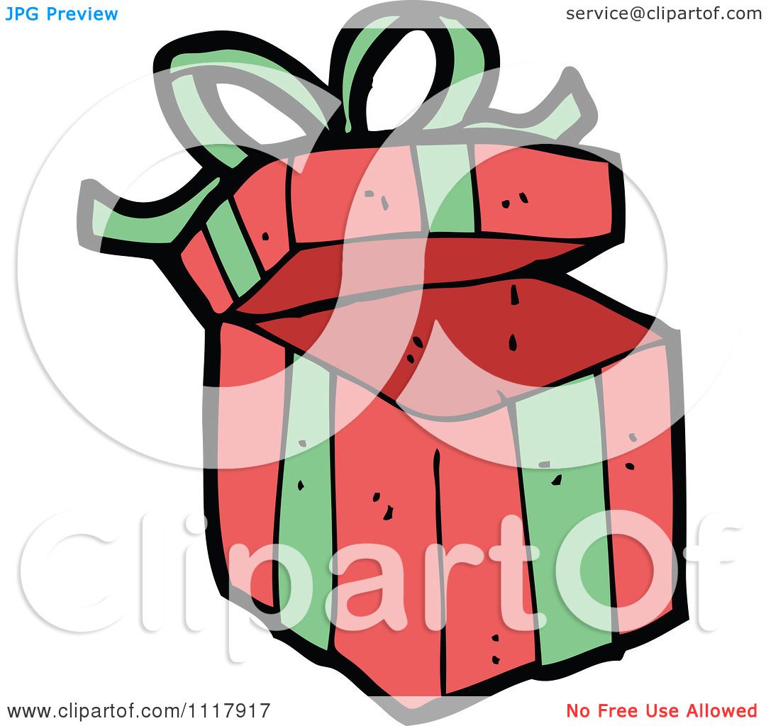 1080x1024 Cartoon Xmas Gift Box Present 9