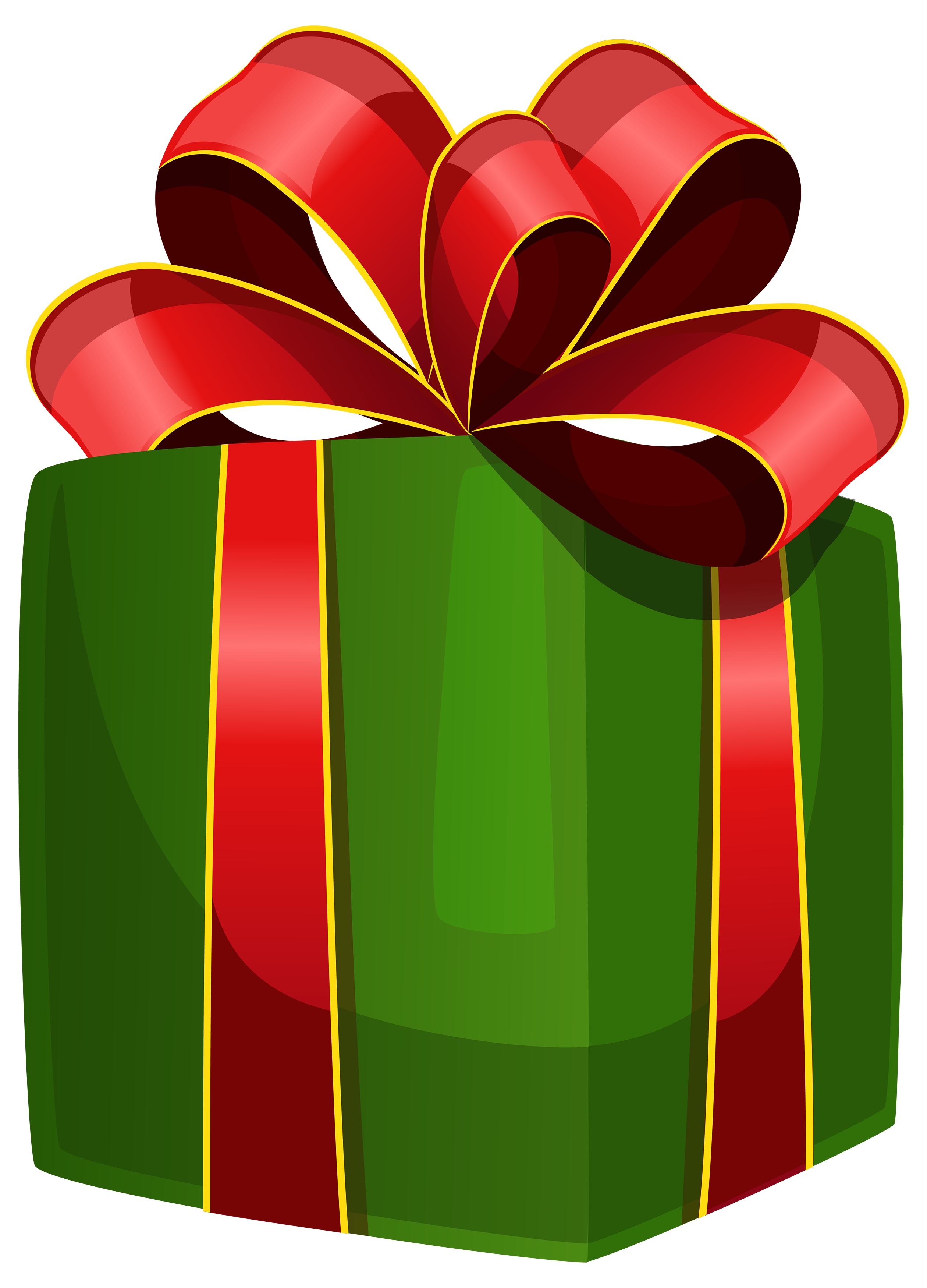 2520x3500 Green Gift Box Png Clipart