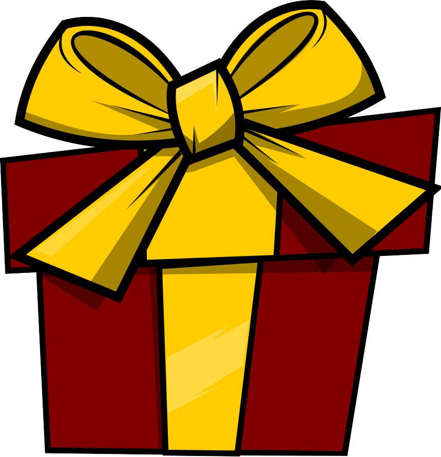 859x891 Christmas Present Clipart