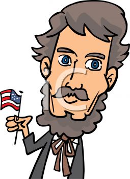 255x350 4th Of July Cartoon Of Abraham Lincoln