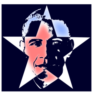 300x300 Obama Star Clip Art