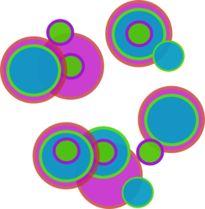 294x299 Pretty Abstract Circles Clip Art