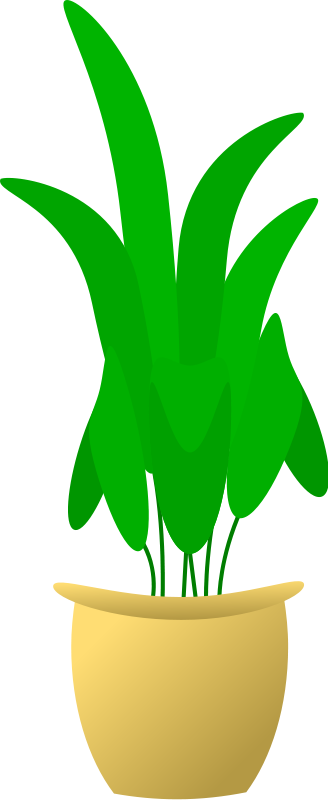 328x800 Pot Plant Clipart Pretty Flower