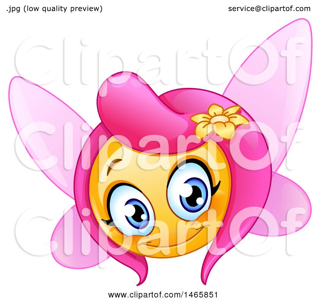 1080x1024 Clipart Of A Pretty Fairy Yellow Emoji Emoticon Smiley Face