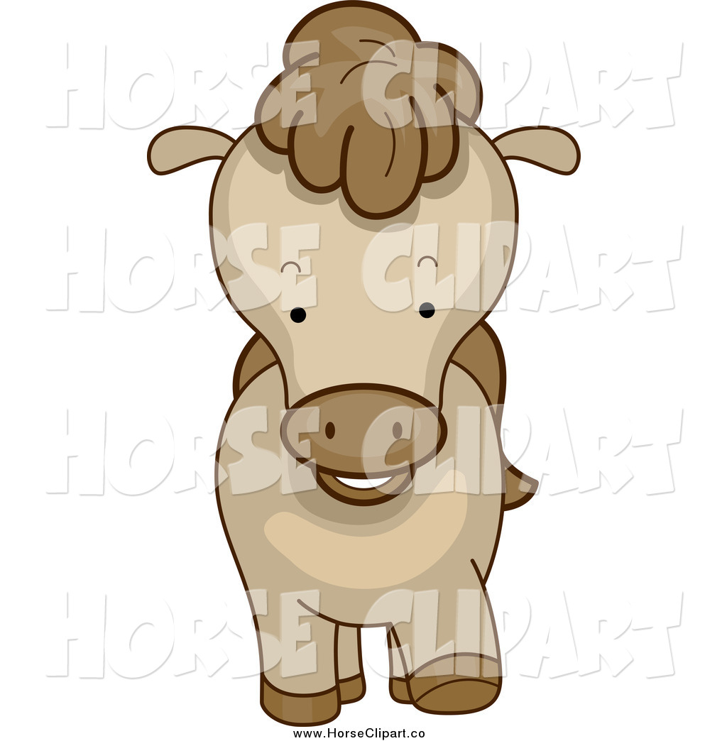 1024x1044 Clip Art Of A Cute Brown Pony From The Front By Bnp Design Studio