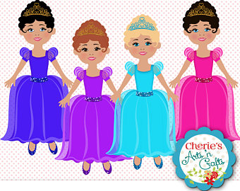 340x270 Little Princess Girls African Girls Clip Art Designer