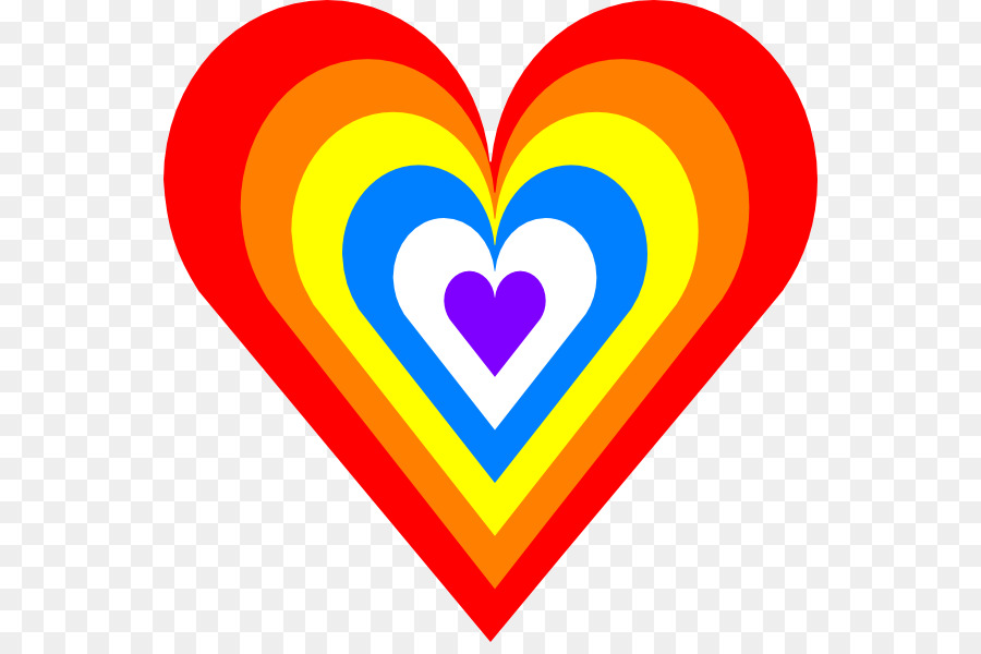 900x600 Rainbow Heart Computer Icons Clip Art