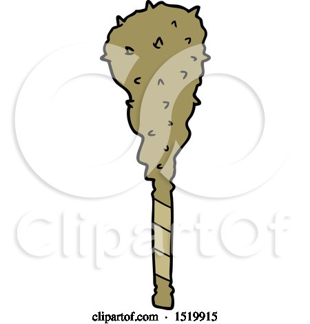 450x470 Cartoon Of A Bloody Club