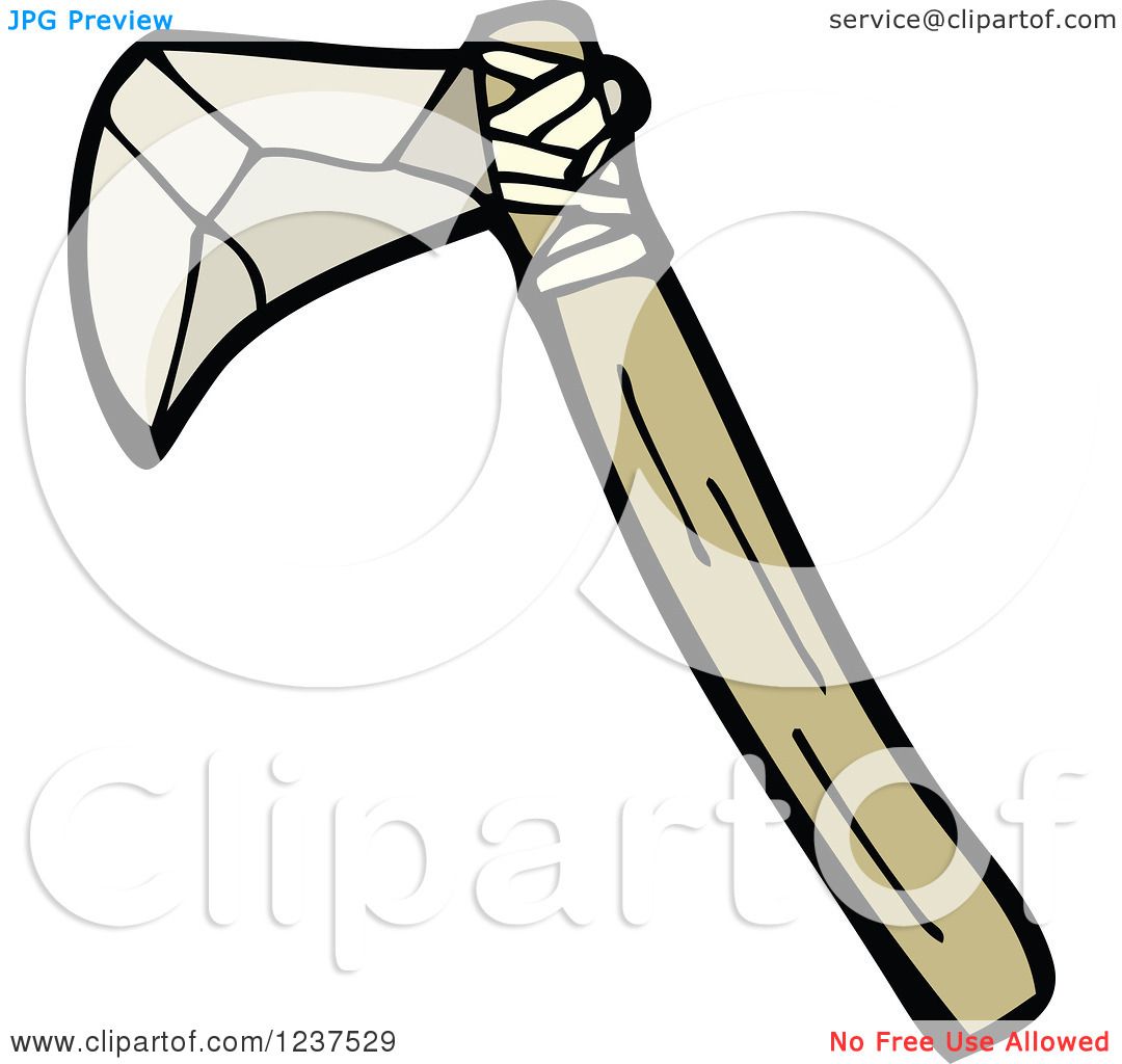 1080x1024 Clipart Of A Primitive Axe