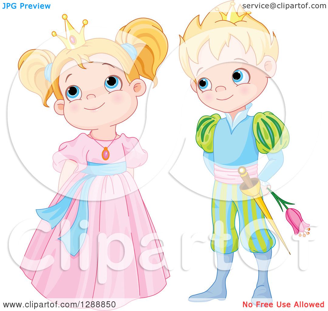 1080x1024 Clipart Of A Cute Blond Caucasian Prince Holding A Flower Behind