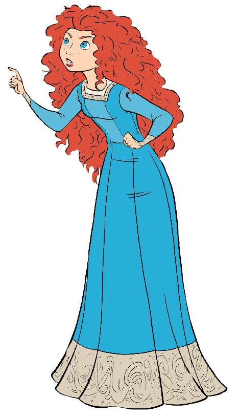 468x816 Brave Disney Princess Clipart