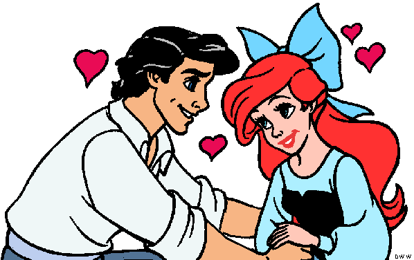 598x376 Images Of Ariel And Eric From Disney's The Little Mermaid