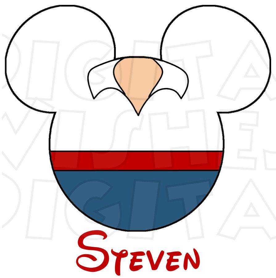 895x900 Prince Eric From The Little Mermaid Mickey Mouse Ears Head Instant