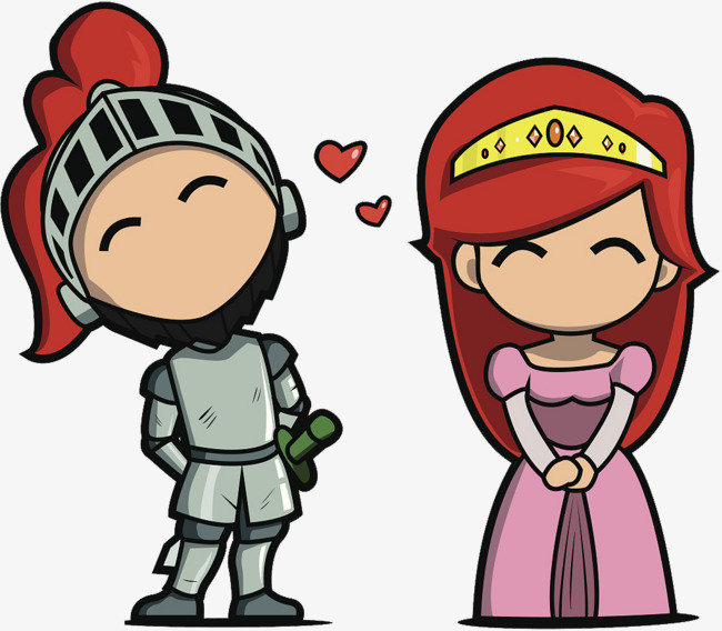 650x568 Cartoon Illustrations Of Princesses And Knights, Cartoon