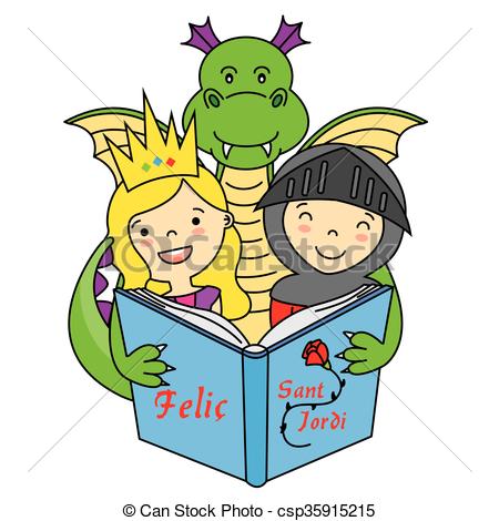 450x470 Dragon, Knight And Princess. Traditional Festival Of Vector