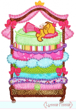 267x390 Princess And The Pea Applique