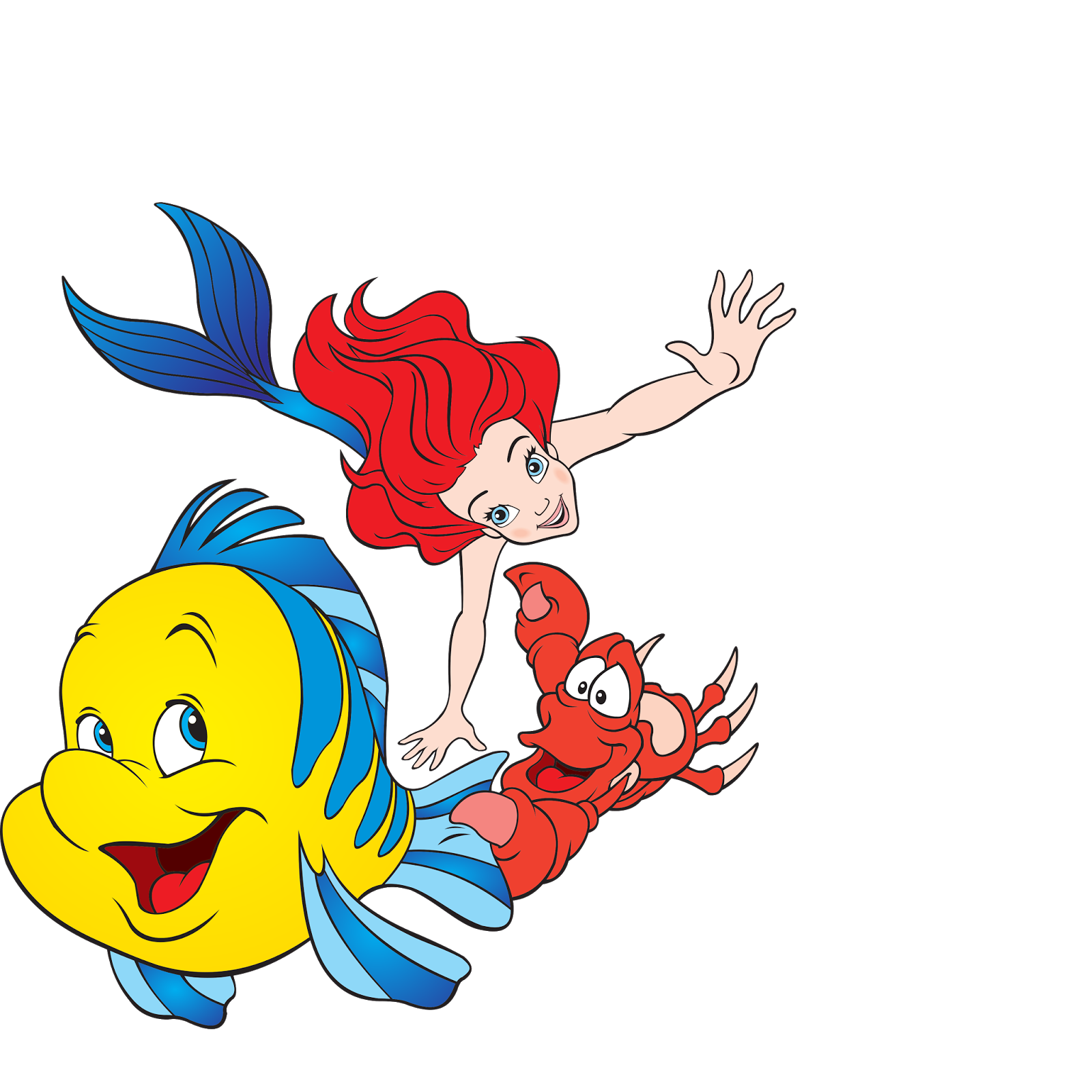 1600x1600 Little Mermaid Digital Scrapbooking Pack