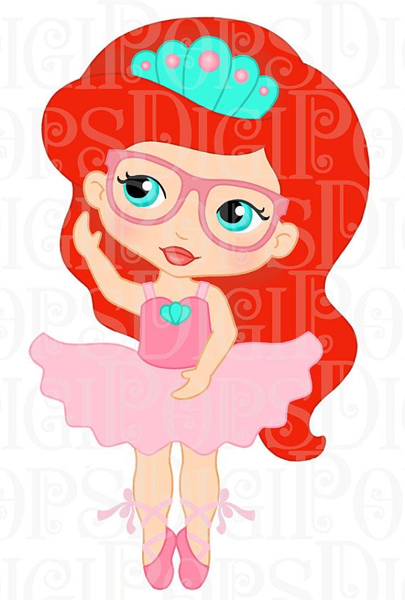 570x845 Princess Ballerinas With Glasses