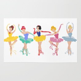 264x264 Ballerina Rugs Society6